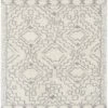 Well Woven Mirela Moroccan Diamond Shag Grey Rug