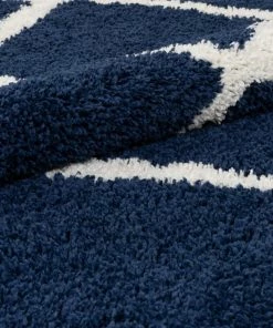 Well Woven Celosia Moroccan Trellis Shag Blue Rug 18 Well Woven Celosia Moroccan Trellis Shag Blue Rug