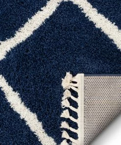 Well Woven Celosia Moroccan Trellis Shag Blue Rug 14 Well Woven Celosia Moroccan Trellis Shag Blue Rug