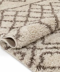 Well Woven Radley Natural Tribal Moroccan Shag Rug Global