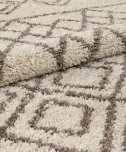 Well Woven Radley Natural Tribal Moroccan Shag Rug Global