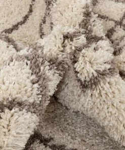 Well Woven Radley Natural Tribal Moroccan Shag Rug Global