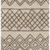 Well Woven Radley Natural Tribal Moroccan Shag Rug Global