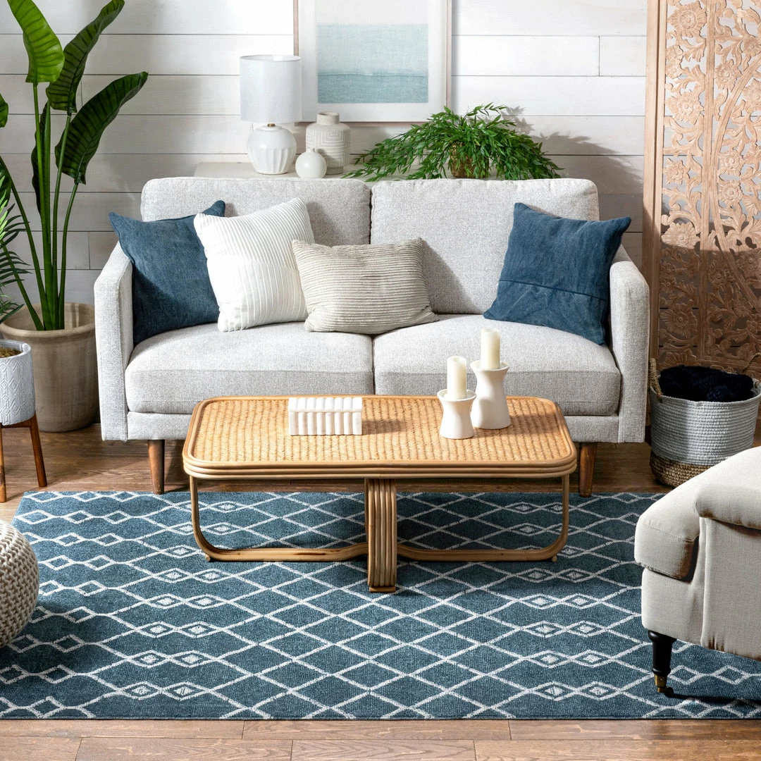 Well Woven Tiller Moroccan Tribal Blue Rug 5 Well Woven Tiller Moroccan Tribal Blue Rug