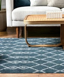 Well Woven Tiller Moroccan Tribal Blue Rug 12 Well Woven Tiller Moroccan Tribal Blue Rug