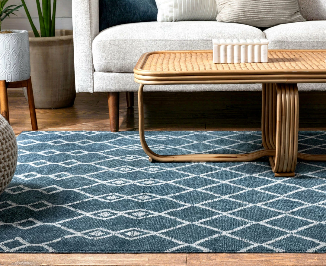 Well Woven Tiller Moroccan Tribal Blue Rug 6 Well Woven Tiller Moroccan Tribal Blue Rug