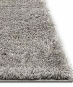 Well Woven Olympic Silver Modern Shag Rug