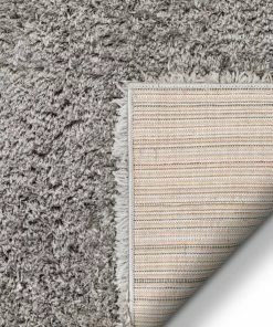 Well Woven Olympic Silver Modern Shag Rug