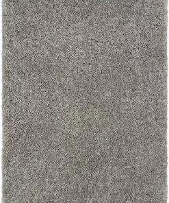 Well Woven Olympic Silver Modern Shag Rug