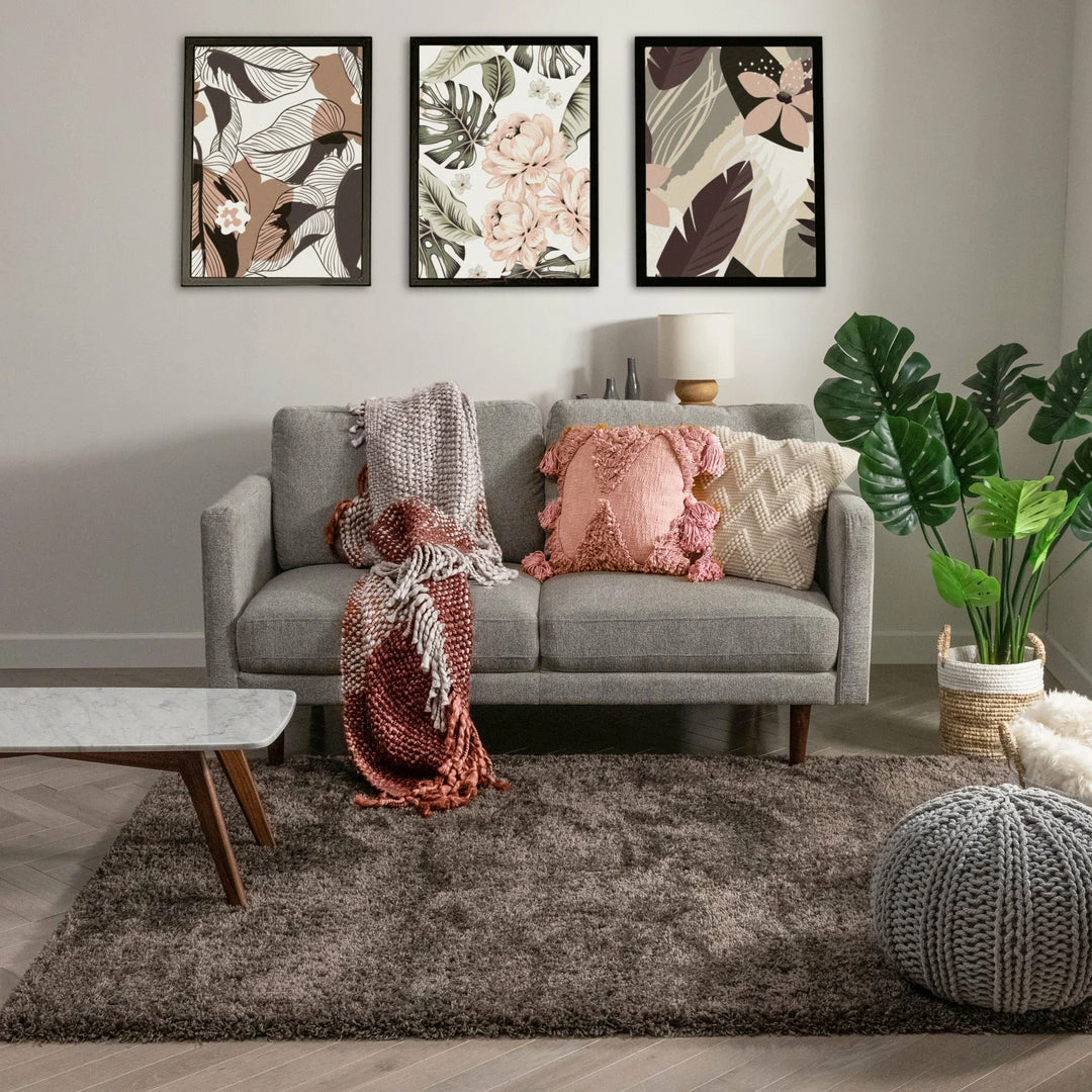 Well Woven Olympic Super Soft Peppercorn Grey Modern Shag Rug 5 Well Woven Olympic Super Soft Peppercorn Grey Modern Shag Rug