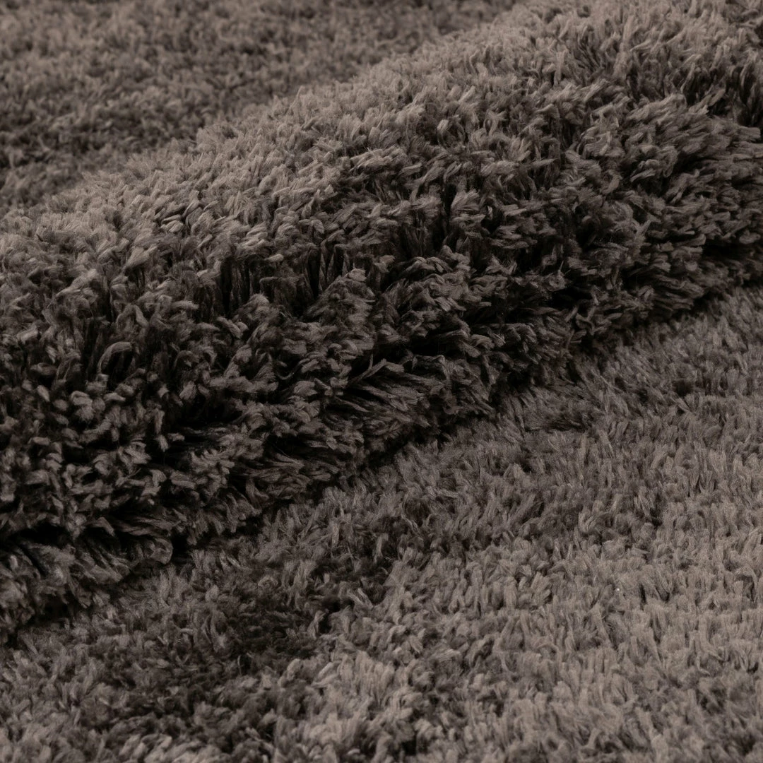 Well Woven Olympic Super Soft Peppercorn Grey Modern Shag Rug 4 Well Woven Olympic Super Soft Peppercorn Grey Modern Shag Rug