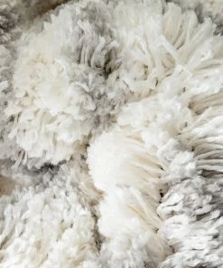 Well Woven Coimbra Moroccan Diamond Pattern Ivory Thick & Soft Shag Rug