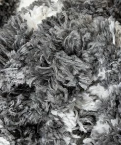 Well Woven Coimbra Moroccan Diamond Pattern Grey Thick & Soft Shag Rug Global