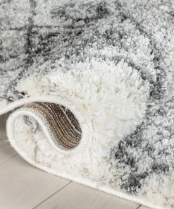 Well Woven Braga Tribal Geometric Pattern Ivory Thick & Soft Shag Rug Global 11 Well Woven Braga Tribal Geometric Pattern Ivory Thick & Soft Shag Rug Global