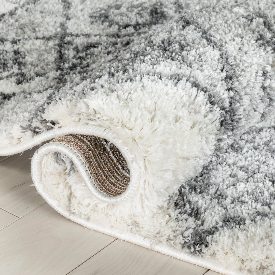 Well Woven Braga Tribal Geometric Pattern Ivory Thick & Soft Shag Rug Global 4 Well Woven Braga Tribal Geometric Pattern Ivory Thick & Soft Shag Rug Global