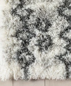 Well Woven Braga Tribal Geometric Pattern Ivory Thick & Soft Shag Rug Global 14 Well Woven Braga Tribal Geometric Pattern Ivory Thick & Soft Shag Rug Global