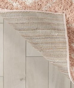 Well Woven Braga Tribal Geometric Pattern Blush Thick & Soft Shag Rug Global