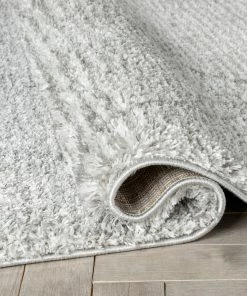 Well Woven Aviero Moroccan Lattice Trellis Ivory Thick & Soft Shag Rug Global 12 Well Woven Aviero Moroccan Lattice Trellis Ivory Thick & Soft Shag Rug Global