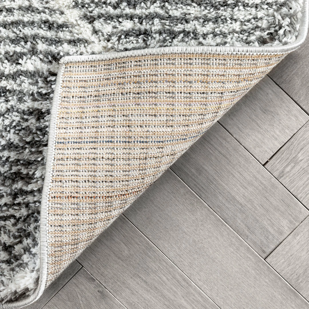 Well Woven Aviero Moroccan Lattice Trellis Grey Thick & Soft Shag Rug 5 Well Woven Aviero Moroccan Lattice Trellis Grey Thick & Soft Shag Rug