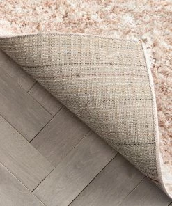 Well Woven Global Aviero Moroccan Lattice Trellis Blush Thick & Soft Shag Rug