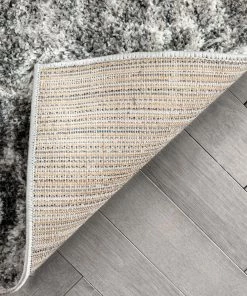 Well Woven Sintra Mid-Century Modern Geometric Pattern Grey Thick & Soft Shag Rug Tribal