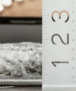 Well Woven Tribal Tavira Modern Geometric Pattern Grey Thick & Soft Shag Rug 13 Well Woven Tribal Tavira Modern Geometric Pattern Grey Thick & Soft Shag Rug