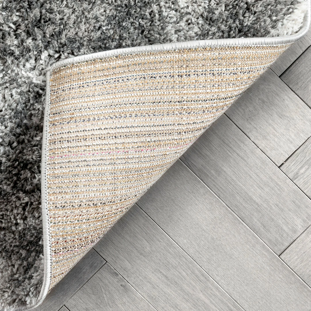 Well Woven Tribal Tavira Modern Geometric Pattern Grey Thick & Soft Shag Rug 6 Well Woven Tribal Tavira Modern Geometric Pattern Grey Thick & Soft Shag Rug