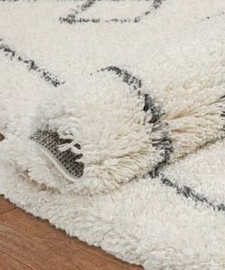 Well Woven Verdant Tribal Diamond Pattern Ivory Super Soft And Thick Shag Rug 13 Well Woven Verdant Tribal Diamond Pattern Ivory Super Soft And Thick Shag Rug