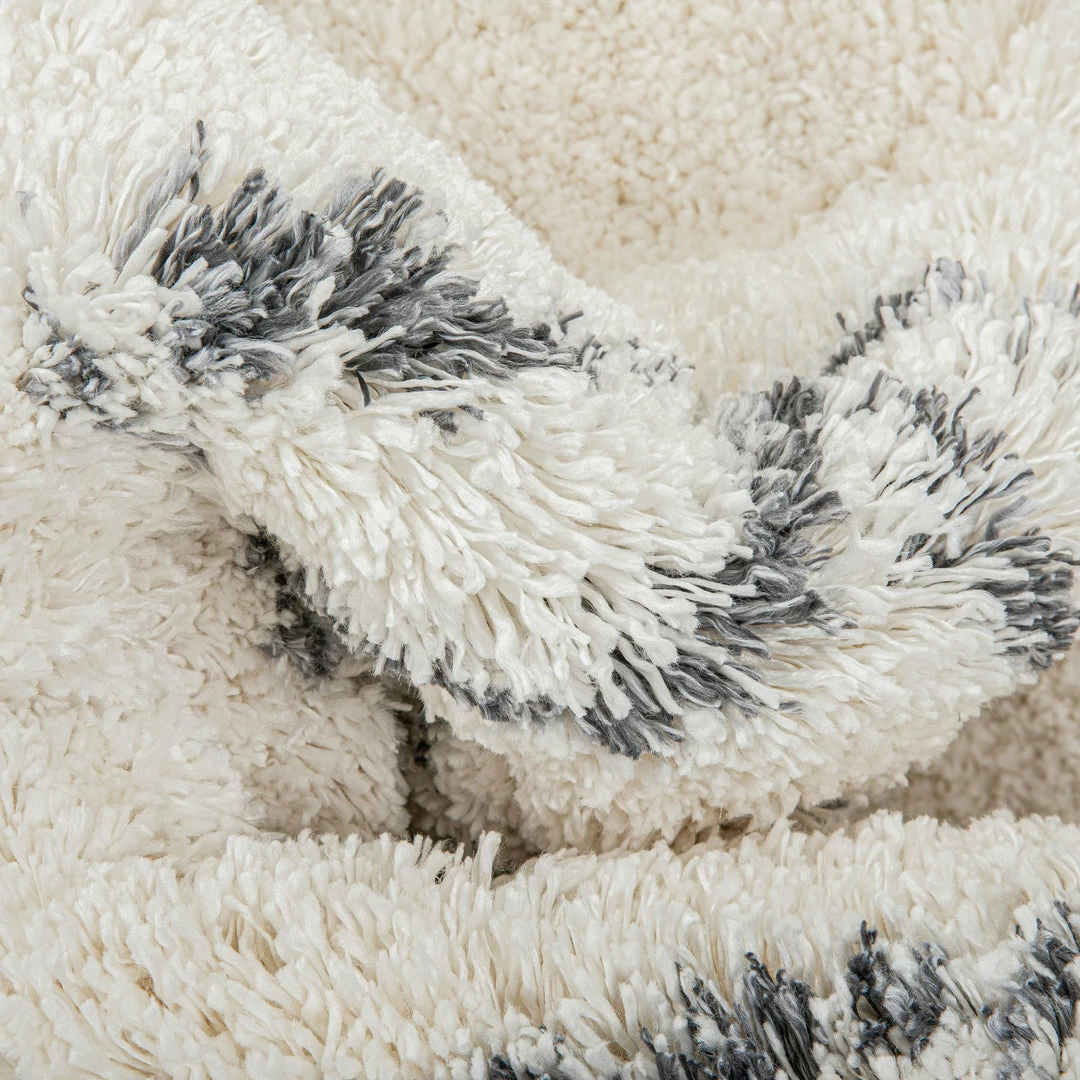 Well Woven Verdant Tribal Diamond Pattern Ivory Super Soft And Thick Shag Rug 5 Well Woven Verdant Tribal Diamond Pattern Ivory Super Soft And Thick Shag Rug