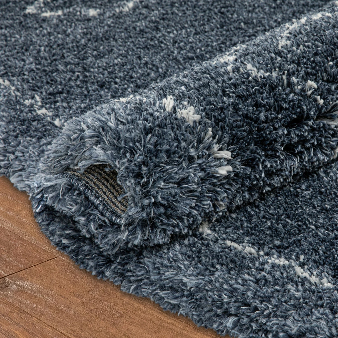 Well Woven Global Verdant Tribal Diamond Pattern Blue Super Soft And Thick Shag Rug 6 Well Woven Global Verdant Tribal Diamond Pattern Blue Super Soft And Thick Shag Rug