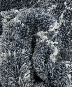 Well Woven Blossom Moroccan Trellis Blue Super Soft And Thick Shag Rug