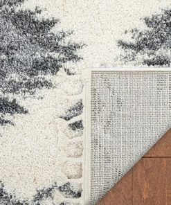 Well Woven Global Mona Tribal Southwestern Ivory Super Soft And Thick Shag Rug