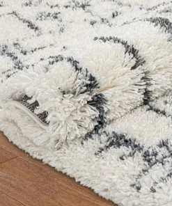 Well Woven Emerson Tribal Medallion Ivory Super Soft Shag Rug By Rebecca Propes Global