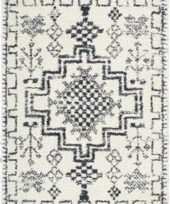 Well Woven Emerson Tribal Medallion Ivory Super Soft Shag Rug By Rebecca Propes Global