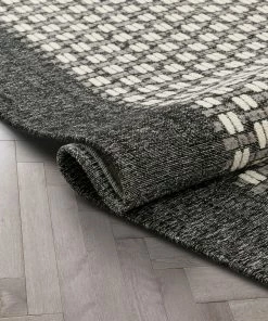 Well Woven Azuki Contemporary Tribal Border Beige Kilim-Style 5'3