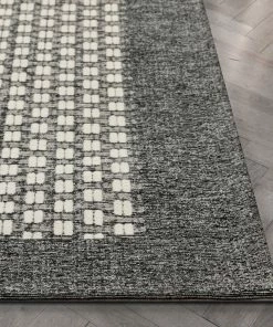 Well Woven Azuki Contemporary Tribal Border Beige Kilim-Style 5'3