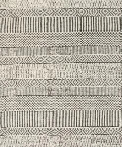 Well Woven Largo Modern Abstract Geometric Pattern Red Kilim-Style Rug