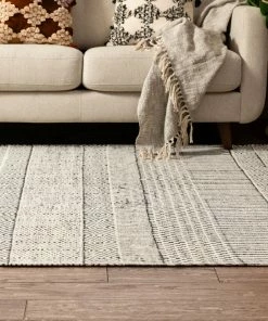 Well Woven Largo Modern Abstract Geometric Pattern Red Kilim-Style Rug