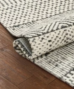 Well Woven Global Largo Modern Abstract Geometric Pattern Gold Kilim-Style Rug