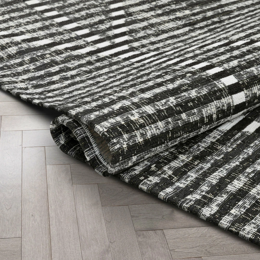 Well Woven Jato Contemporary Distressed Geometric Pattern Grey Kilim-Style 5'3" X 7'3" Rug Global 6 Well Woven Jato Contemporary Distressed Geometric Pattern Grey Kilim-Style 5'3" X 7'3" Rug Global