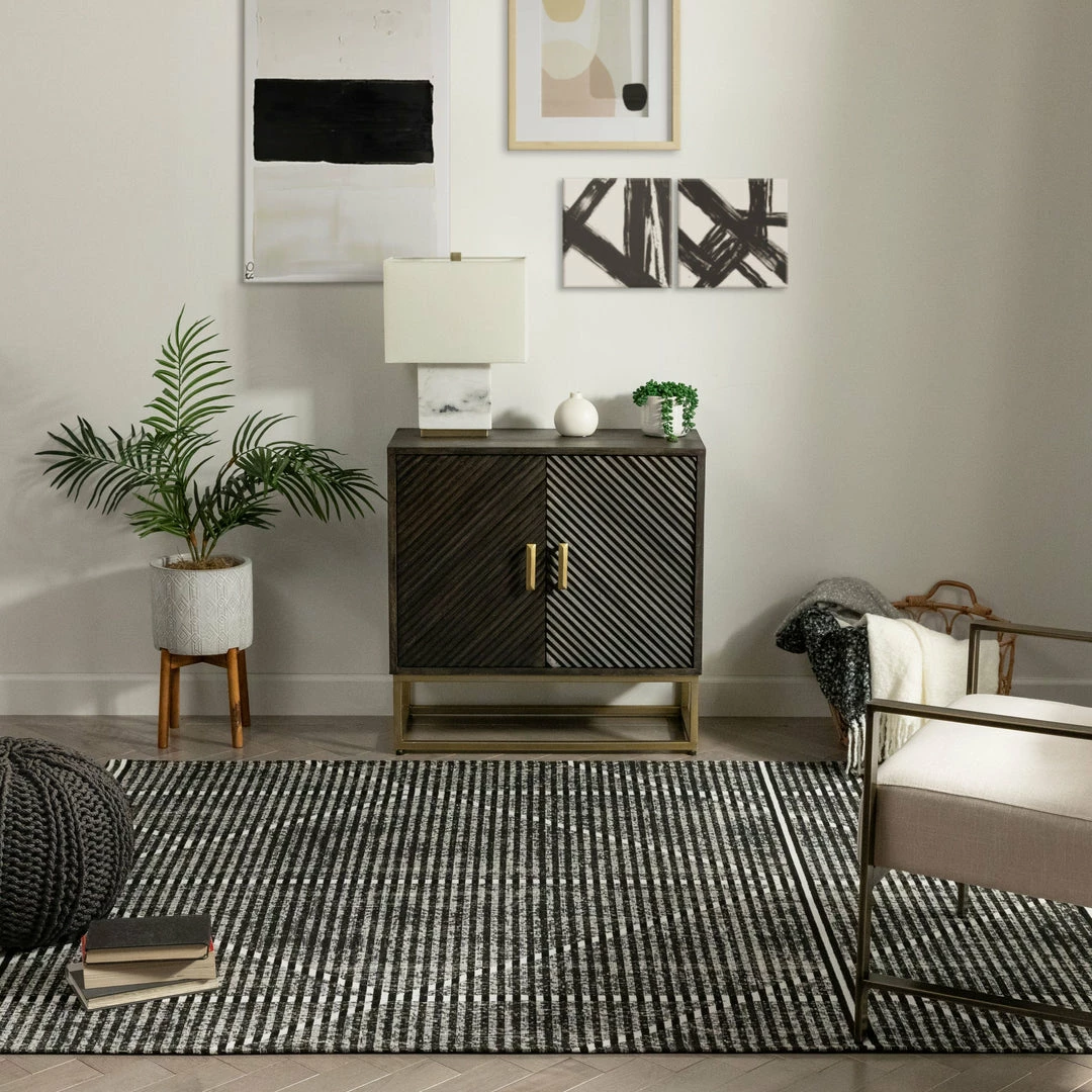 Well Woven Jato Contemporary Distressed Geometric Pattern Grey Kilim-Style 5'3" X 7'3" Rug Global 7 Well Woven Jato Contemporary Distressed Geometric Pattern Grey Kilim-Style 5'3" X 7'3" Rug Global