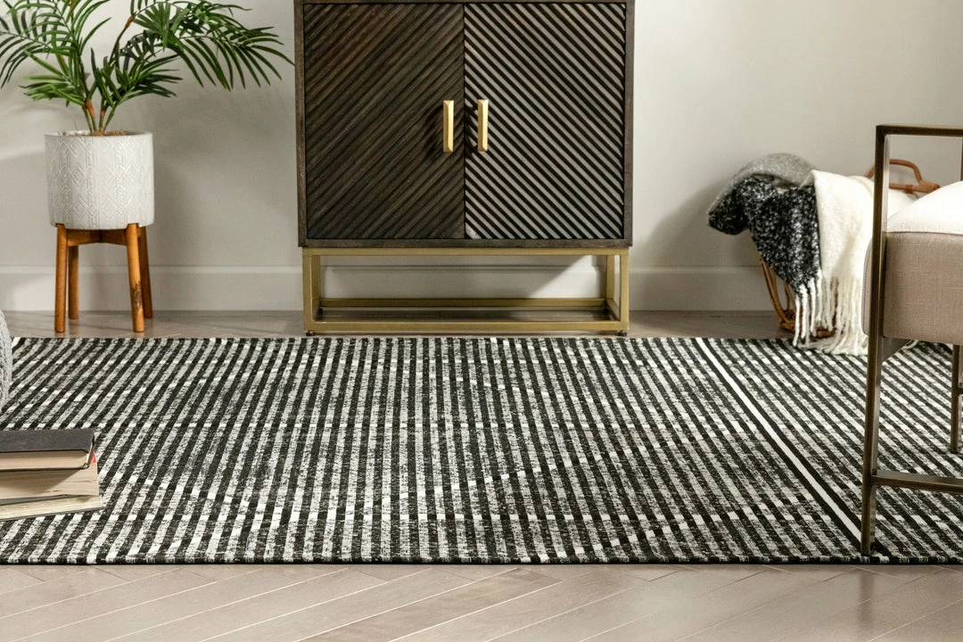 Well Woven Jato Contemporary Distressed Geometric Pattern Grey Kilim-Style 5'3" X 7'3" Rug Global 8 Well Woven Jato Contemporary Distressed Geometric Pattern Grey Kilim-Style 5'3" X 7'3" Rug Global