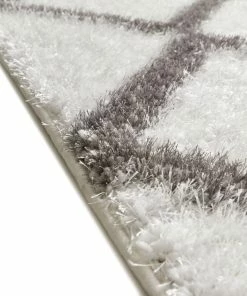 Well Woven Miraculous White Modern Shag Rug