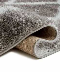 Well Woven Miraculous Grey Modern Shag Rug Geometric