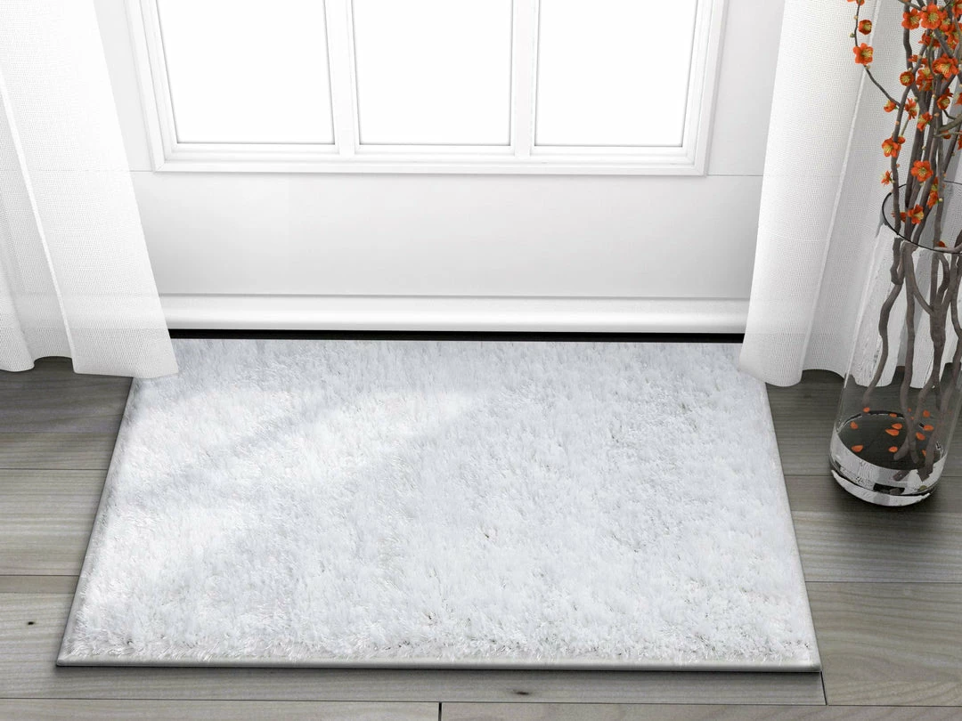 Well Woven Shag Serenity White Modern Solid Rug 5 Well Woven Shag Serenity White Modern Solid Rug