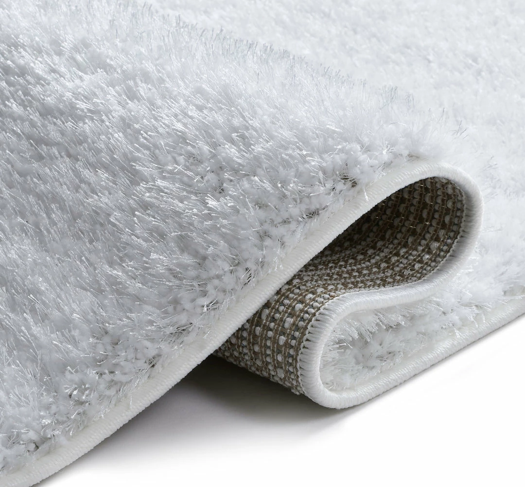 Well Woven Shag Serenity White Modern Solid Rug 3 Well Woven Shag Serenity White Modern Solid Rug