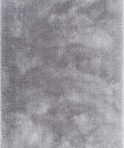 Well Woven Serenity Grey Modern Solid Rug Shag