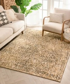 Well Woven Origins Anthracite Modern Vintage Oriental Rug