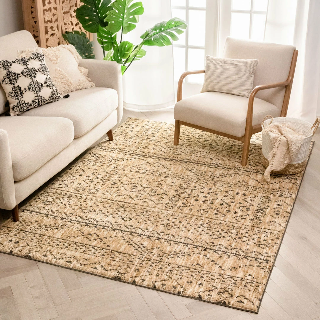 Well Woven Beverly Beige Modern Vintage Distressed Rug 2 Well Woven Beverly Beige Modern Vintage Distressed Rug
