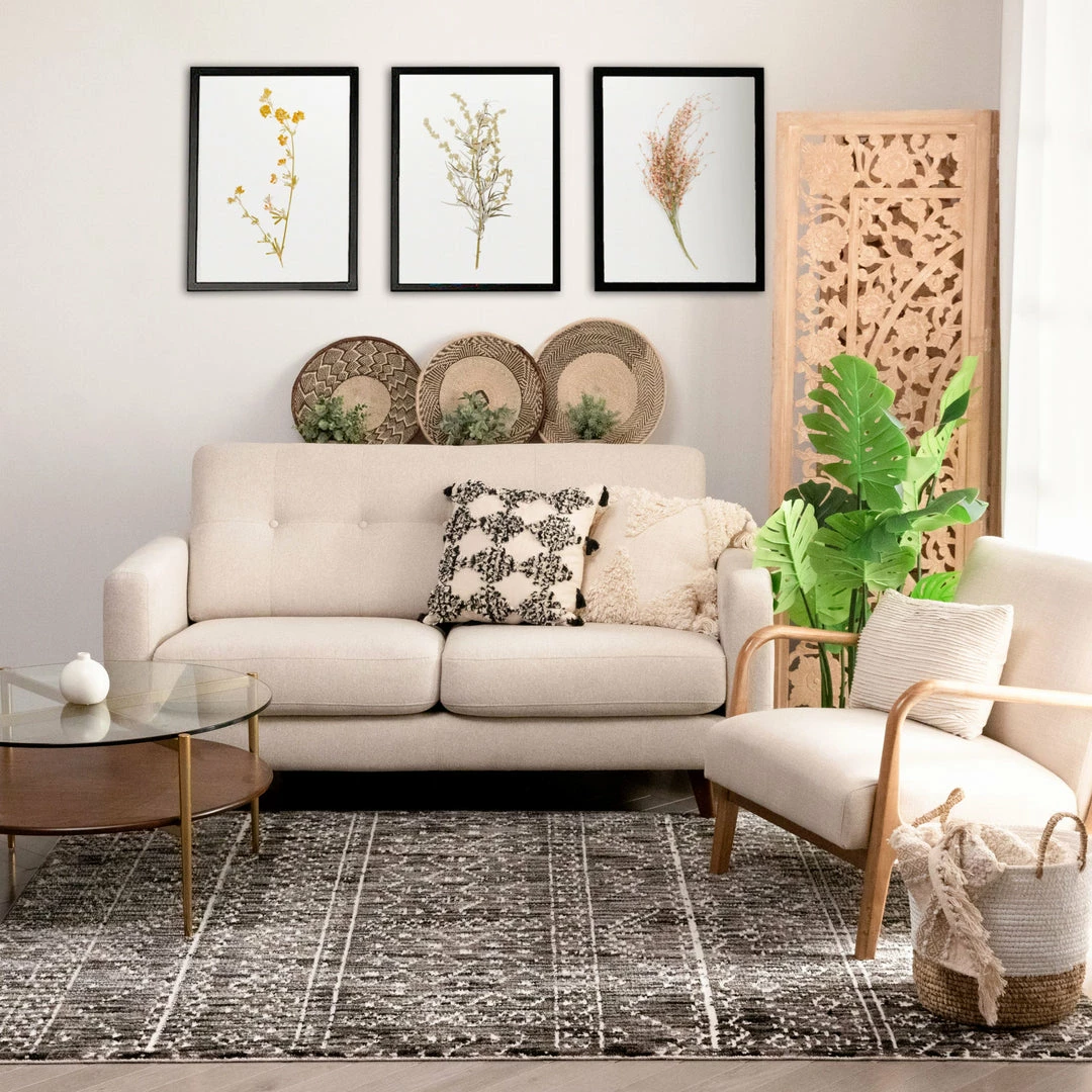 Well Woven Global Beverly Anthracite Modern Vintage Distressed Rug 6 Well Woven Global Beverly Anthracite Modern Vintage Distressed Rug